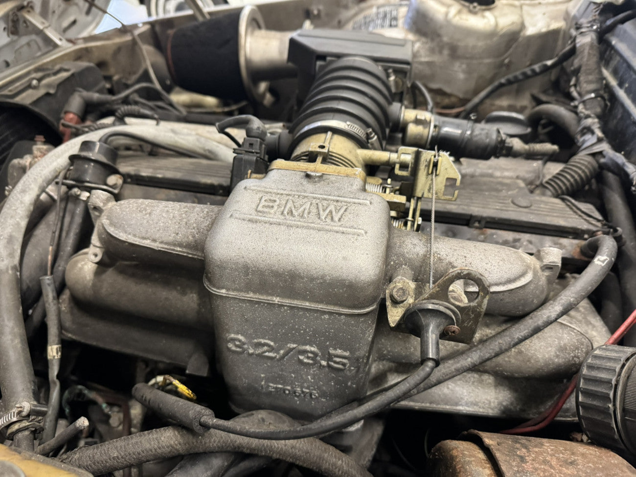 BMW 528i M30 engine 3.5ltr 1978 polaris project