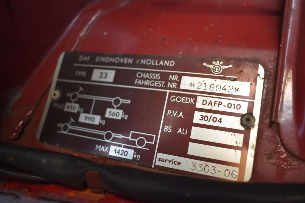 Reserved - DAF 33 1969 Variomatic Serie 1 original condition - projectcar