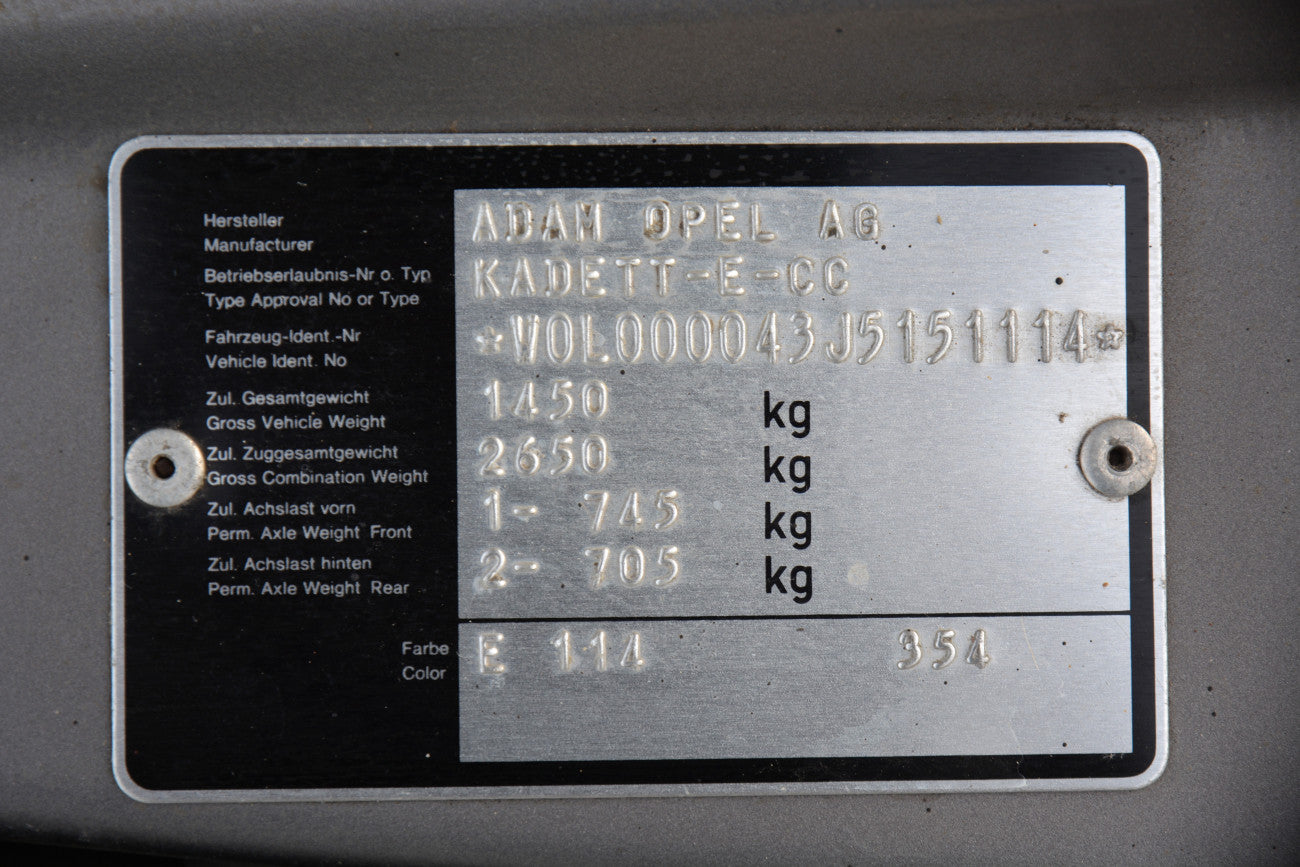 Opel Kadett E GSi 1988 2.0 Litre Fully Documented Rare