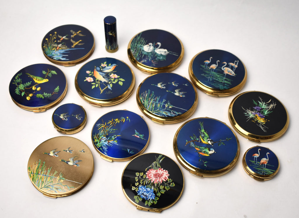 Stratton Powder compacts collection 17 pcs