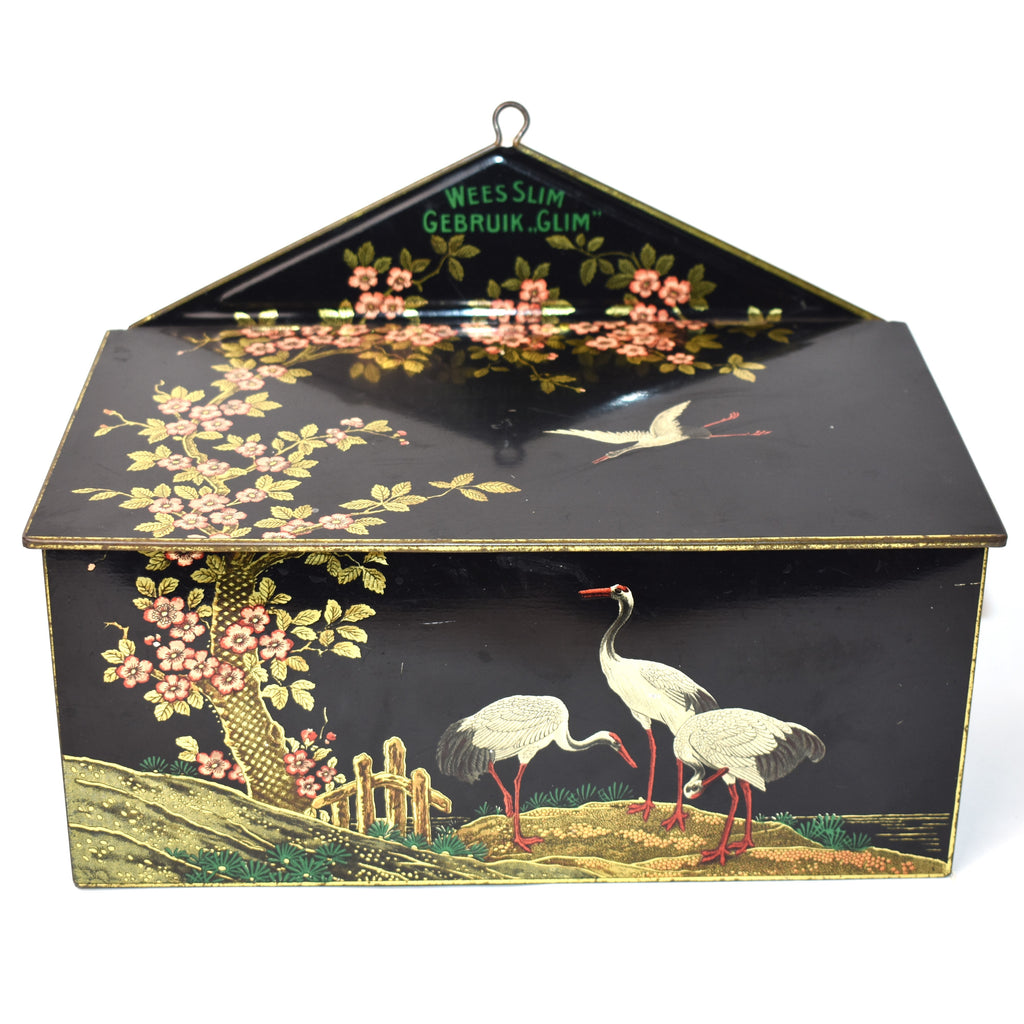 Dutch Tin ca. 1930 'Wees slim, gebruik Glim'