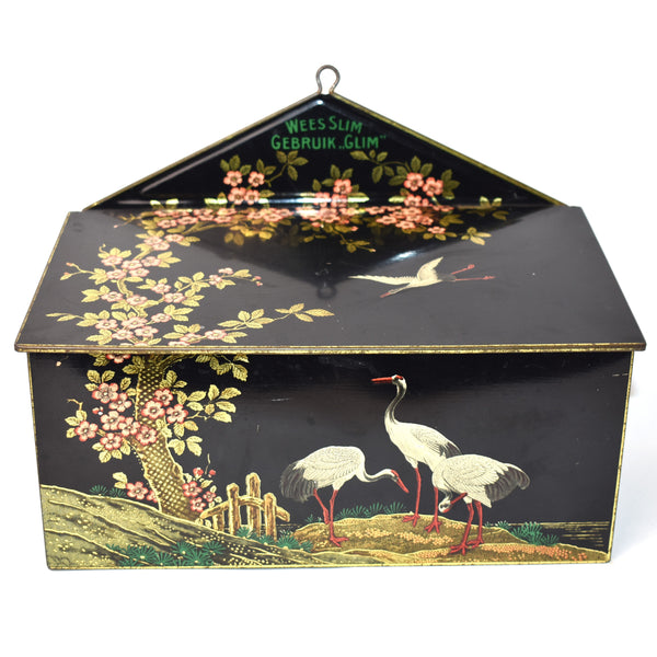 Dutch Tin ca. 1930 'Wees slim, gebruik Glim'