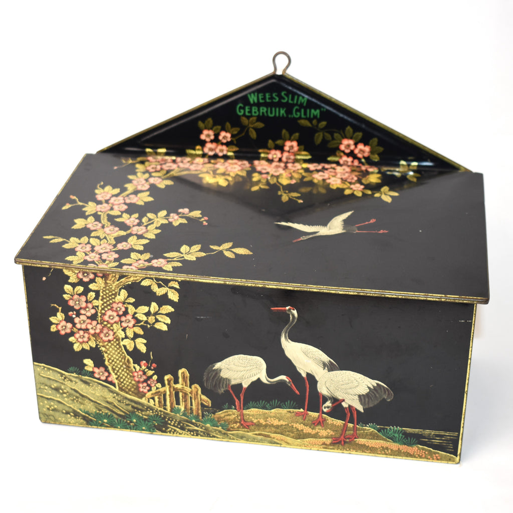 Dutch Tin ca. 1930 'Wees slim, gebruik Glim'