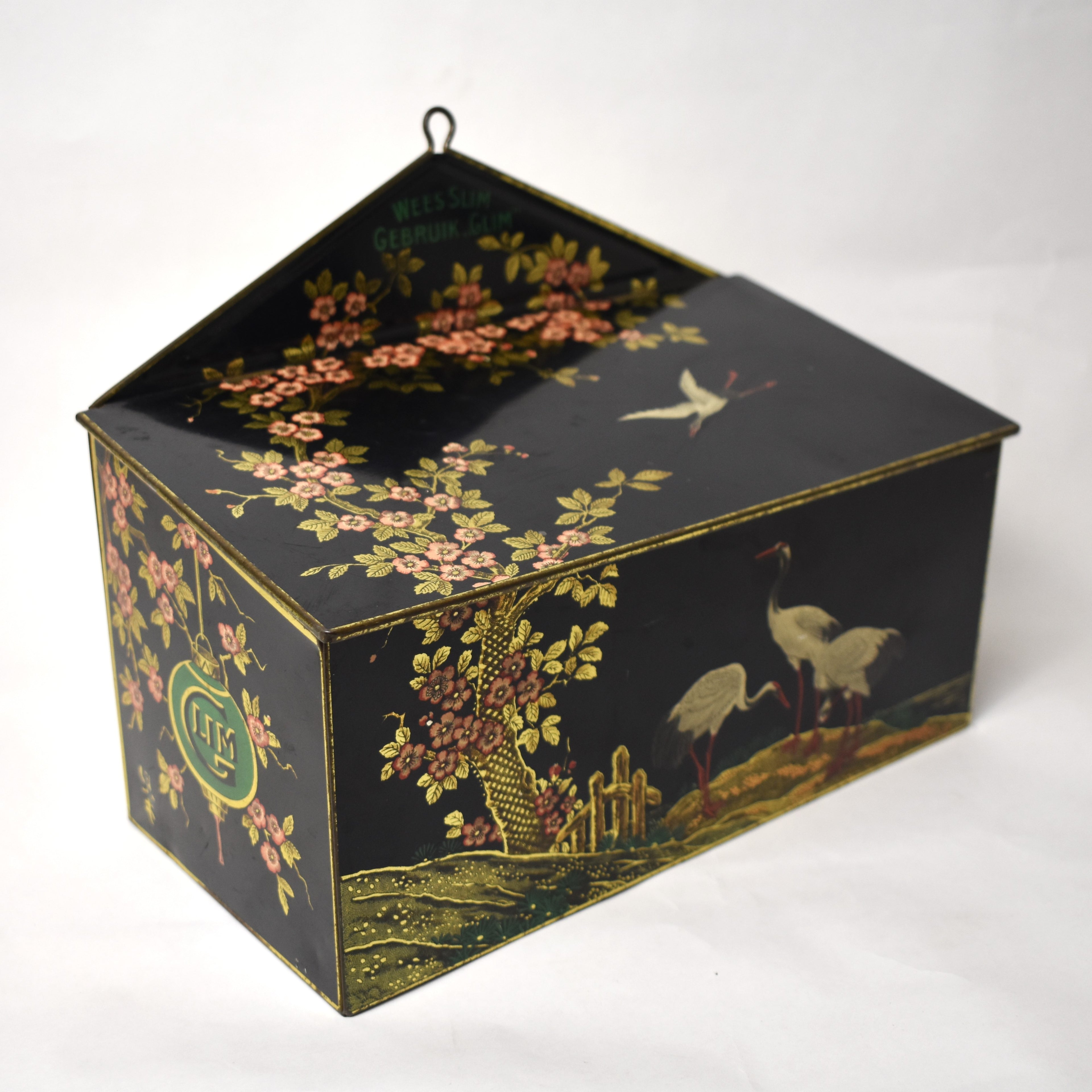 Dutch Tin ca. 1930 'Wees slim, gebruik Glim'