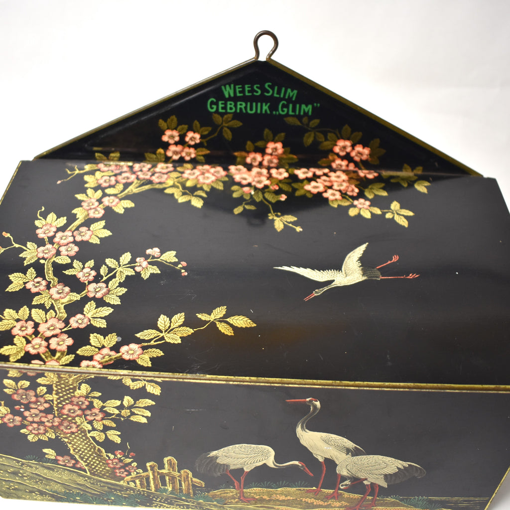 Dutch Tin ca. 1930 'Wees slim, gebruik Glim'