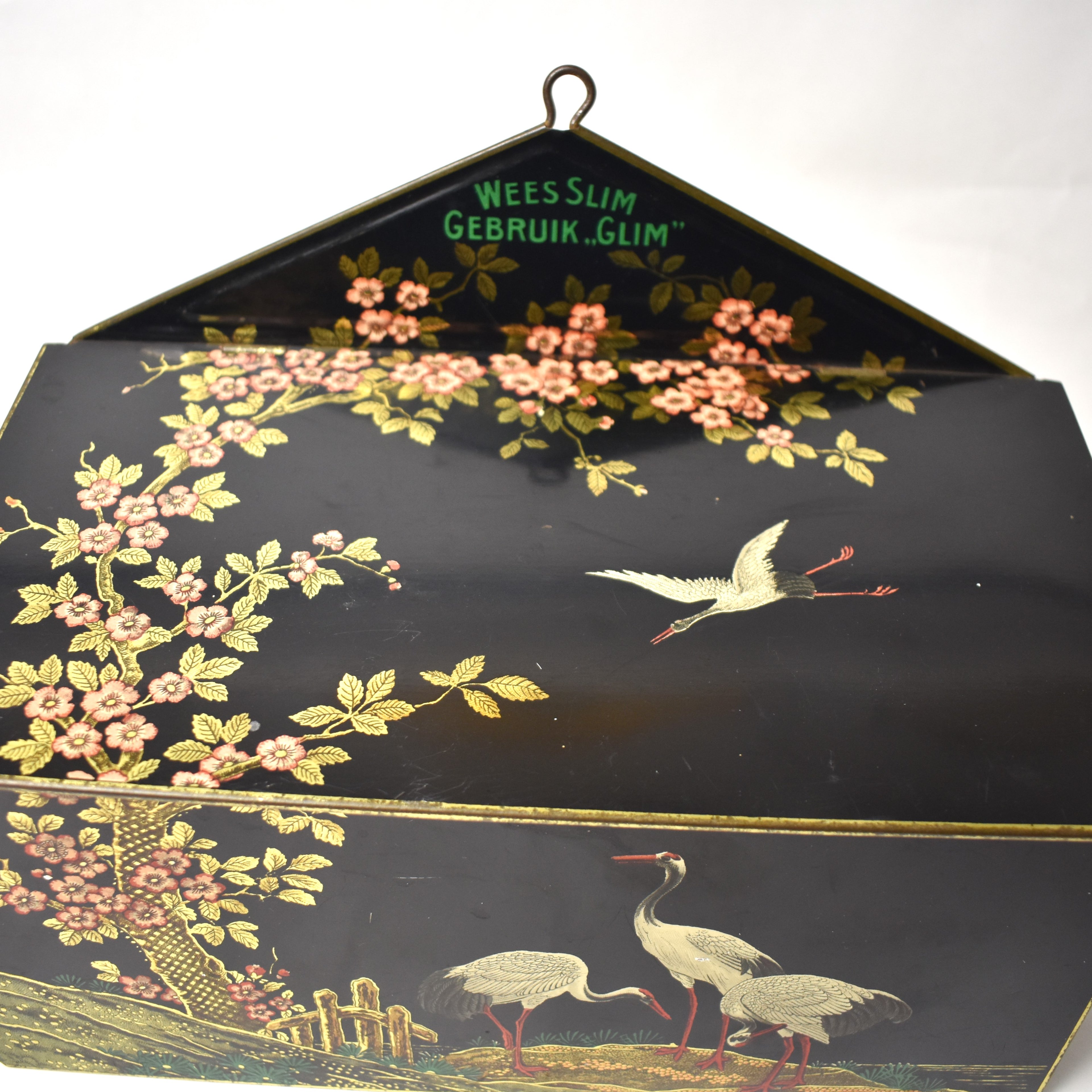 Dutch Tin ca. 1930 'Wees slim, gebruik Glim'