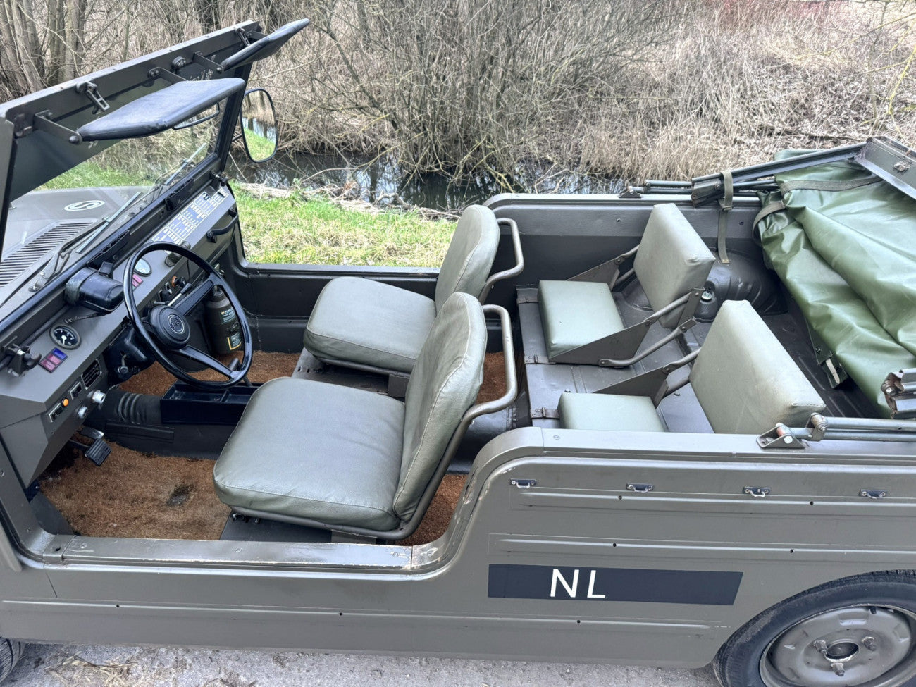DAF 66YA 1975 Variomatic army jeep restored condition